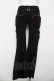 画像2: Ozz Croce / 龍刺繍ZIPパンツ  ブラック/レッド Y-26-03-03-122-OO-PA-SZ-ZY (2)