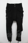 画像1: Ozz Croce / ハイウエストサルエルパンツ  黒 Y-26-03-03-125-OO-PA-SZ-ZY (1)