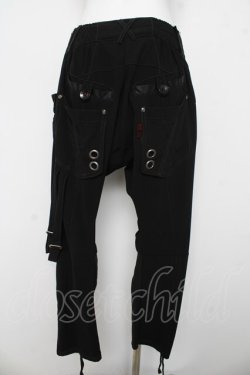 画像2: Ozz Croce / ハイウエストサルエルパンツ  黒 Y-26-03-03-125-OO-PA-SZ-ZY