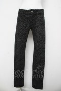ALGONQUINS / レオパード柄パンツ 2 グレー/ブラック Y-26-03-03-130-AL-PA-SZ-ZY