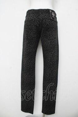 画像2: ALGONQUINS / レオパード柄パンツ 2 グレー/ブラック Y-26-03-03-130-AL-PA-SZ-ZY