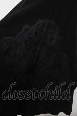 画像3: Rozen Kavalier / レースプリントイレギュラースカート  黒 Y-26-03-03-131-OO-SK-SZ-ZY