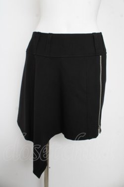 画像2: PEACE NOW / エヴィちゃんフラップ付きアシメスカート M ブラック Y-26-03-03-134-PU-SK-SZ-ZY