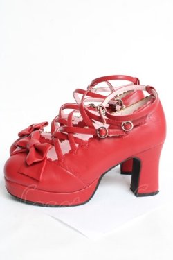 画像2: BABY, THE STARS SHINE BRIGHT / ハニークロスシューズ S えんじ Y-26-03-03-010-BA-SH-IG-ZY