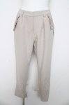 画像1: axes femme / カットワークポケットパンツ  グレージュ Y-26-03-03-142-AX-PA-SZ-ZS (1)