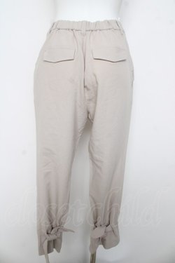 画像2: axes femme / カットワークポケットパンツ  グレージュ Y-26-03-03-142-AX-PA-SZ-ZY