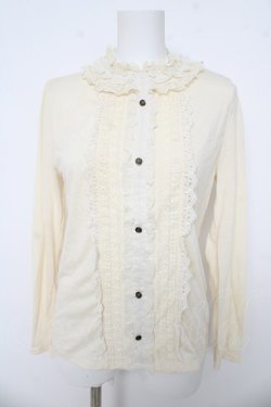 画像1: axes femme / ブラウス風プチスタンドPO  生成り Y-26-03-03-013-AX-TO-SZ-ZY