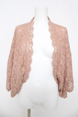 画像1: axes femme / レースドルマントップス  ピンク Y-26-03-03-014-AX-TO-SZ-ZY