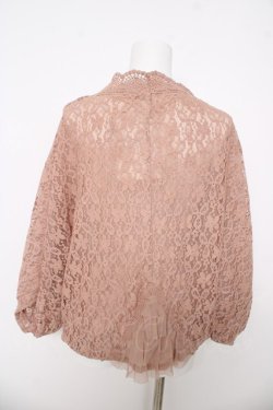 画像2: axes femme / レースドルマントップス  ピンク Y-26-03-03-014-AX-TO-SZ-ZY