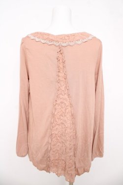 画像2: axes femme / BACKリボンモチーフプルオーバー  ピンク Y-26-03-03-015-AX-TO-SZ-ZY