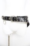 画像2: SEX POT ReVeNGe / スカルリングベルト  ブラック Y-26-03-03-003-SP-ZA-SZ-ZY (2)
