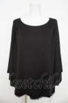 画像1: axes femme / ポンチョ風トップス  黒 Y-26-03-03-024-AX-TO-SZ-ZI (1)