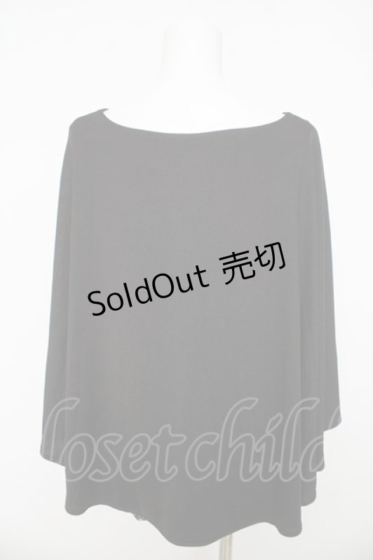 画像2: axes femme / ポンチョ風トップス  黒 Y-26-03-03-024-AX-TO-SZ-ZI (2)