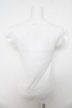 画像2: Emily Temple cute / フロントレースカットソー  シロ Y-26-03-03-040-ET-TO-SZ-ZY