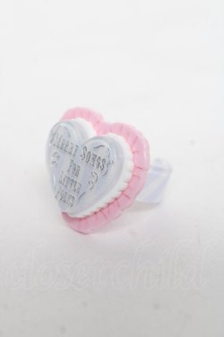 画像1: Angelic Pretty / MELODY TOYSハートリング  ピンク×ラベンダー Y-26-03-06-001-AP-AC-SZ-ZY