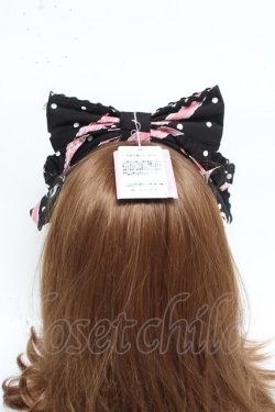 画像3: Angelic Pretty / MELODY TOYSカチューシャ  黒 Y-26-03-06-043-AP-AC-SZ-ZY
