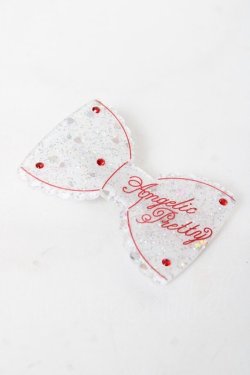 画像1: Angelic Pretty / きらめきリボンクリップ  白 Y-26-03-06-005-AP-AC-SZ-ZY