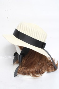 画像2: Ank Rouge / LacyRibbonストローハット   Y-26-03-06-045-CA-AC-SZ-ZY