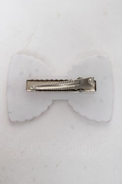 画像2: Angelic Pretty / きらめきリボンクリップ  白 Y-26-03-06-005-AP-AC-SZ-ZY