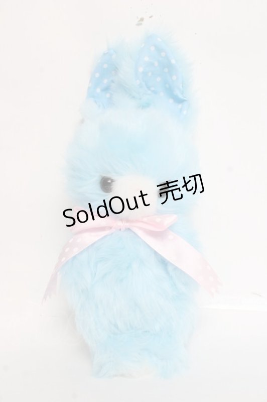 画像1: Angelic Pretty / BUNNY TOYぬいぐるみポーチ  青 Y-26-03-06-046-AP-BG-SZ-ZY (1)
