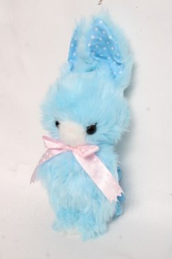 画像2: Angelic Pretty / BUNNY TOYぬいぐるみポーチ  青 Y-26-03-06-046-AP-BG-SZ-ZY