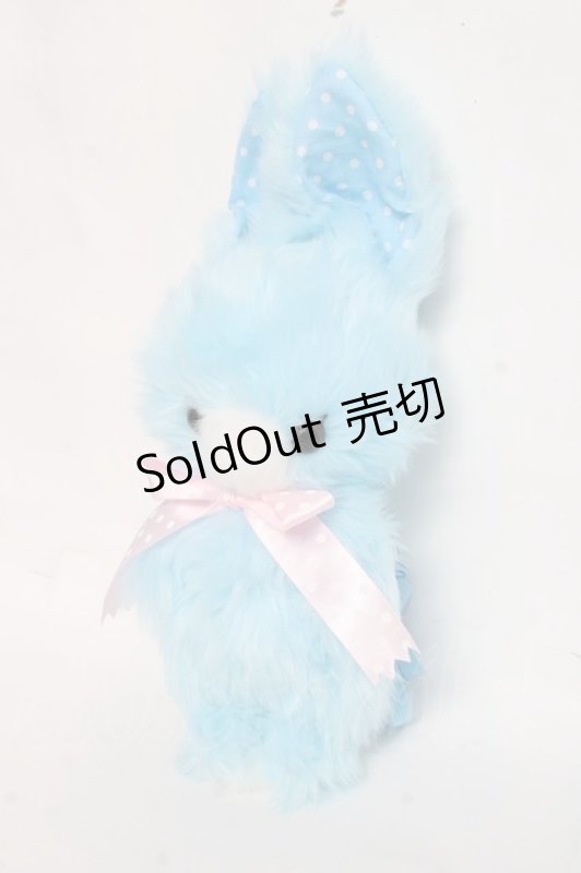 画像2: Angelic Pretty / BUNNY TOYぬいぐるみポーチ  青 Y-26-03-06-046-AP-BG-SZ-ZY (2)