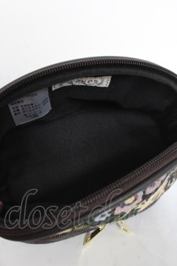 画像3: axes femme / アクセケース付ポーチ  ブラウン Y-26-03-06-047-AX-ZA-SZ-ZY