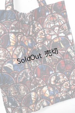 画像2: axes femme NOSTALGIE / ステンドグラス柄トート  黒 Y-26-03-06-050-AX-BG-SZ-ZY