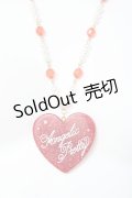 Angelic Pretty / Deco Heartネックレス  赤 Y-26-03-06-006-AP-AC-SZ-ZY