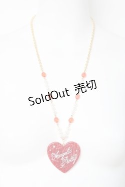 画像2: Angelic Pretty / Deco Heartネックレス  赤 Y-26-03-06-006-AP-AC-SZ-ZY