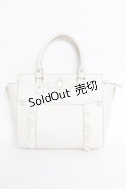 画像1: axes femme POETIQUE / ロココビジュー金具バッグ  オフ Y-26-03-06-058-AX-BG-SZ-ZY