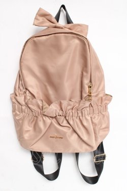 画像1: axes femme / ナイロンギャザーリュック  キャメル Y-26-03-06-059-AX-BG-SZ-ZY