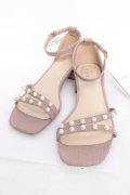 axes femme / パールストラップサンダル Ｌ ピンク Y-26-03-06-062-AX-SH-SZ-ZY