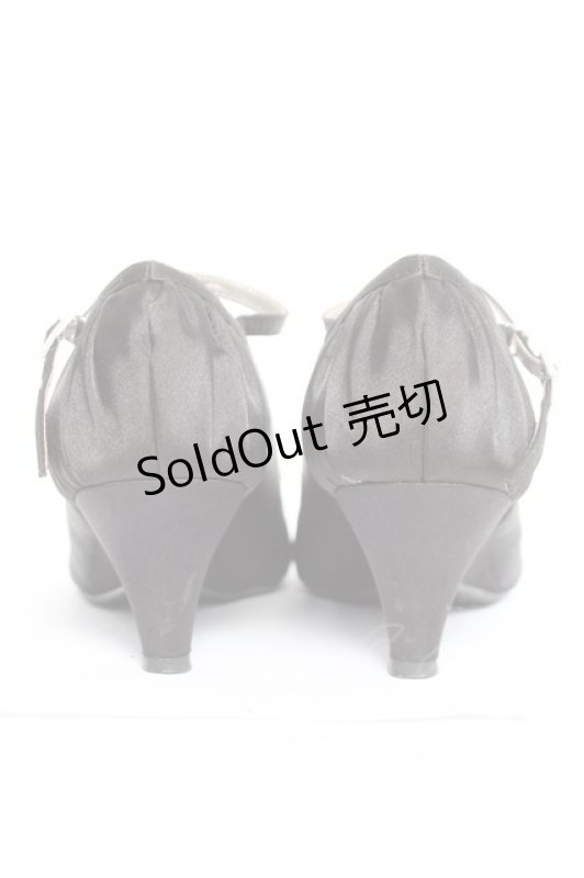 画像3: axes femme / コサージュ付きパンプス M 黒 Y-26-03-06-063-AX-SH-SZ-ZY (3)