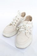 axes femme / サイドレースシューズ L 生成り Y-26-03-06-066-AX-SH-SZ-ZY