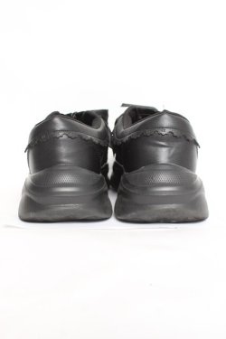 画像3: m petit by misako / m petit by misako×NINA’Sレースリボンスニーカー  黒 Y-26-03-06-067-LO-SH-SZ-ZY