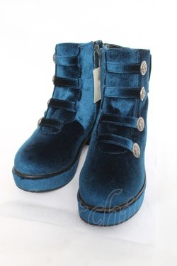 画像1: axes femme POETIQUE / ナポレオンブーツ ｓ Bグリーン Y-26-03-06-069-AX-SH-SZ-ZY