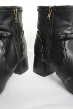 画像5: m petit by misako / ショートブーツ L 中黒 Y-26-03-06-070-LO-SH-SZ-ZY