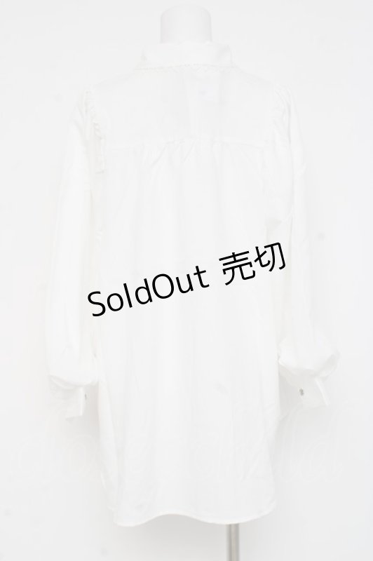 画像2: axes femme / ボリューム袖ブラウス  シロ Y-26-03-06-071-AX-BL-SZ-ZI (2)