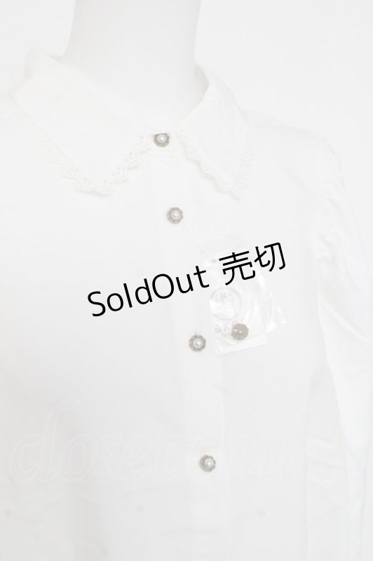 画像3: axes femme / ボリューム袖ブラウス  シロ Y-26-03-06-071-AX-BL-SZ-ZI (3)