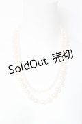 axes femme / パールネックレス  生成り Y-26-03-06-009-AX-AC-SZ-ZY