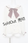 axes femme / レース襟セーラーブラウス  生成り Y-26-03-06-073-AX-BL-SZ-ZY