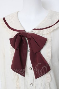 画像3: axes femme / レース襟セーラーブラウス  生成り Y-26-03-06-073-AX-BL-SZ-ZY