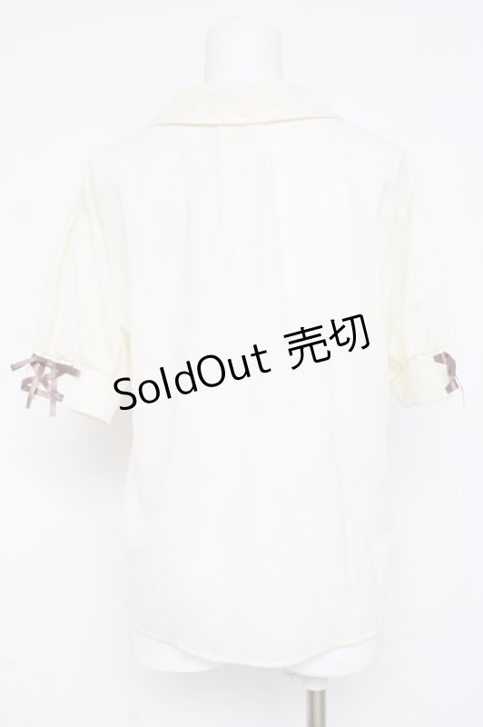 画像2: axes femme / 【美女と野獣】刺繍ブラウス  生成り Y-26-03-06-074-AX-BL-SZ-ZS (2)