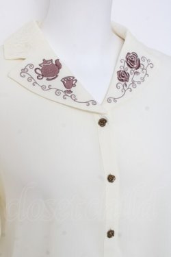 画像3: axes femme / 【美女と野獣】刺繍ブラウス  生成り Y-26-03-06-074-AX-BL-SZ-ZY