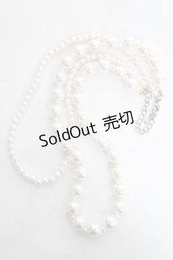 画像2: axes femme / パールネックレス  生成り Y-26-03-06-009-AX-AC-SZ-ZY