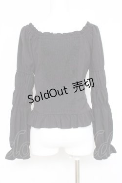 画像2: axes femme / グレースブラウス  黒 Y-26-03-06-083-AX-BL-SZ-ZY