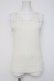 画像1: axes femme / 繊細レースタンク  シロ Y-26-03-06-088-AX-TO-SZ-ZY (1)