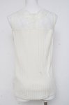画像2: axes femme / 繊細レースタンク  シロ Y-26-03-06-088-AX-TO-SZ-ZI (2)