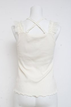 画像2: axes femme / パット付きキャミ  生成り Y-26-03-06-089-AX-TO-SZ-ZY